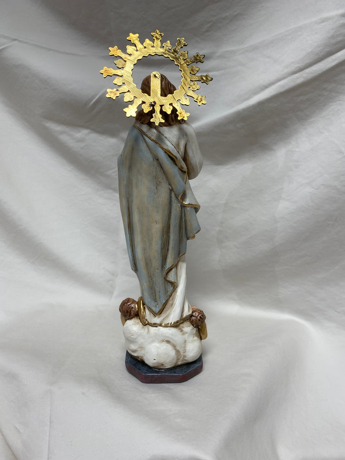 10"  Immaculate Conception Hand Painted Statue