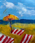 1915: Beach Stripes