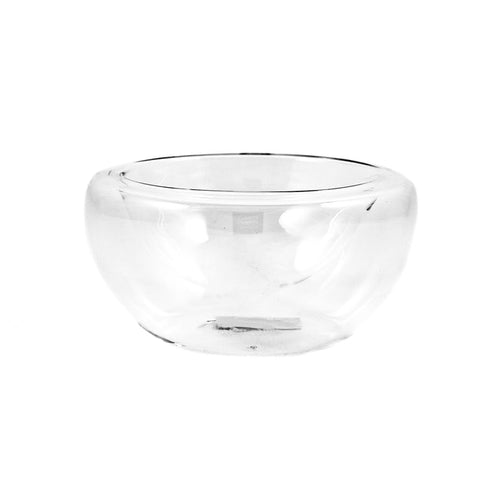 Portuguese Tableware Large Double-Walled Glass Bowl x 3 260ml Tableware Jugs & Glassware