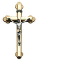 4" Metal Crucifix With Two Tone Corpus