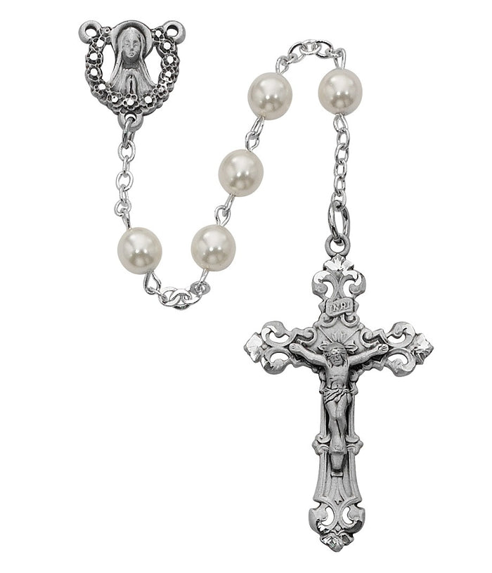 6mm Pearl Rosary