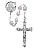 7mm Pink Pearl Rosary