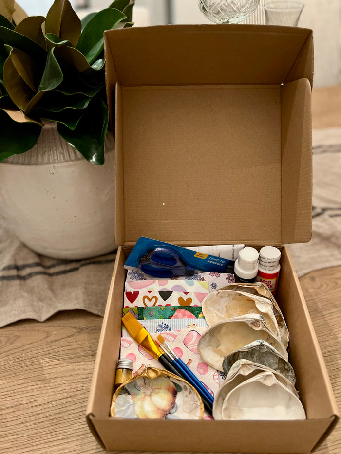 DIY Decoupage Shell Kit