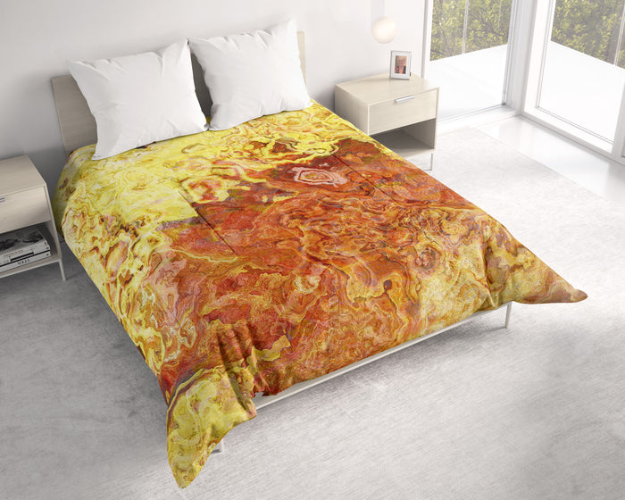Abstract Art Comforter, All Season Quilt Bedding, Art Bedspread