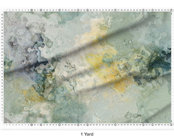 Abstract Fabric by the Yard, Sage Lake