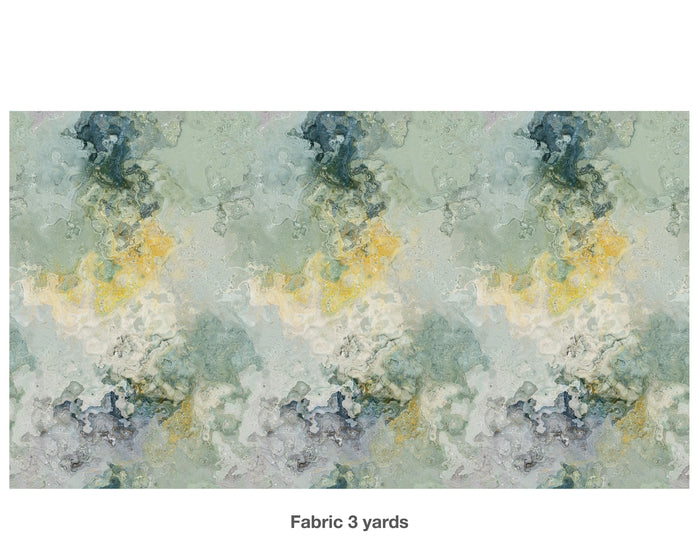 Abstract Fabric by the Yard, Sage Lake