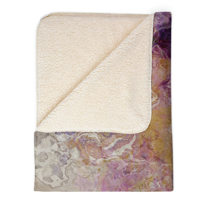 Abstract Fleece Throw, Jubilation