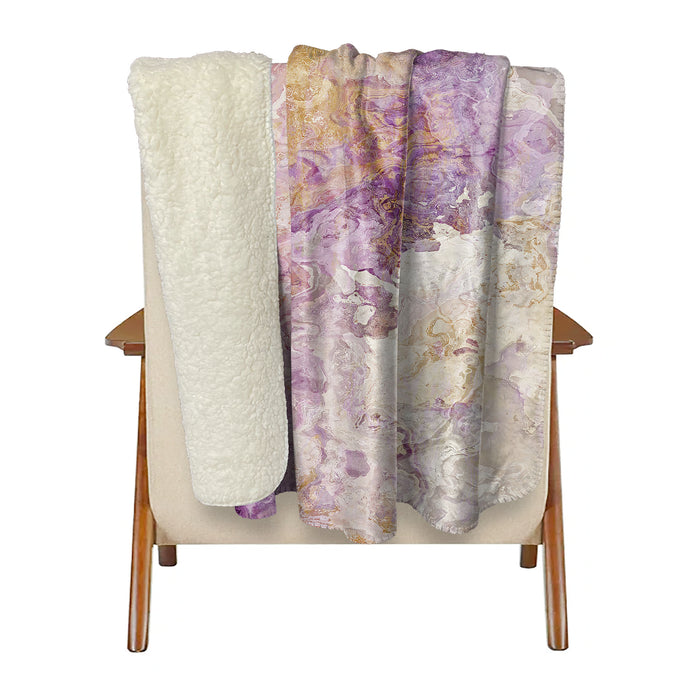 Abstract Fleece Throw, Jubilation