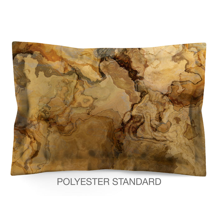 Abstract Shams in Cotton or Polyester, Earthbound