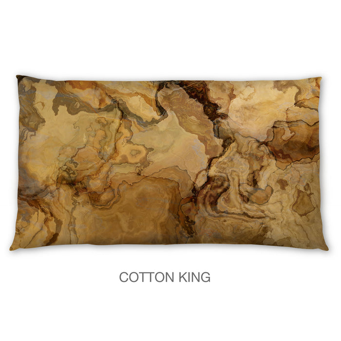 Abstract Shams in Cotton or Polyester, Earthbound