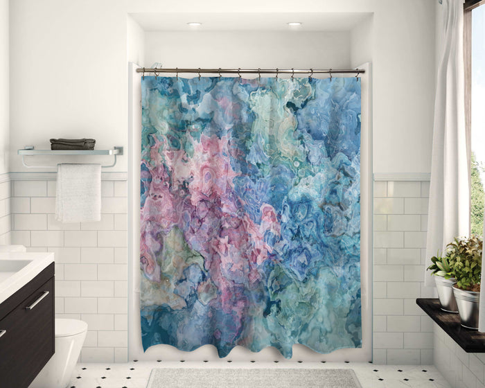Abstract Shower Curtain, Ingenue