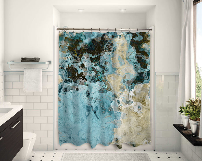 Abstract Shower Curtain, Rhythm