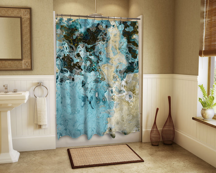 Abstract Shower Curtain, Rhythm