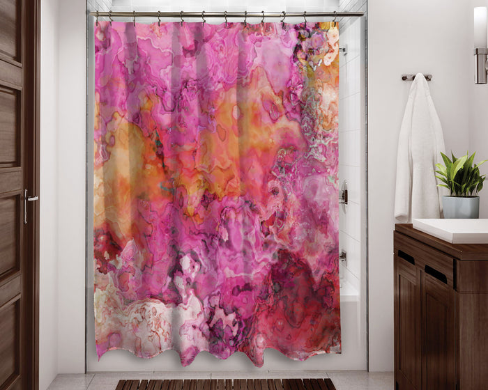 Abstract Shower Curtain, Topical