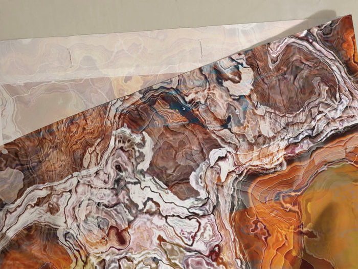Abstract Shower Curtain, Woodwork