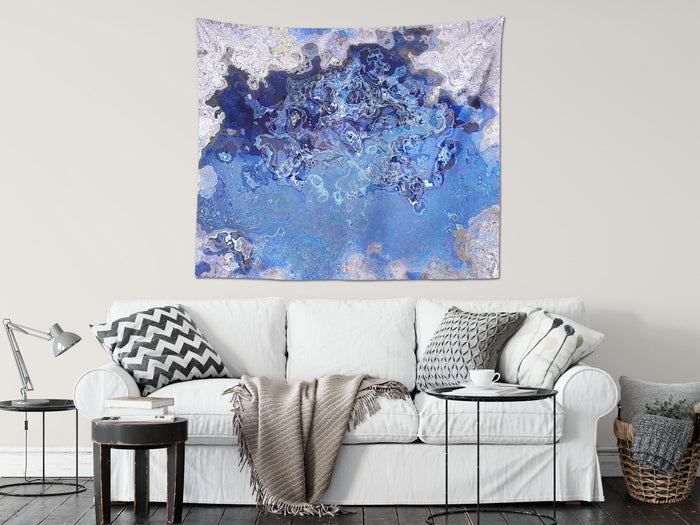 Abstract Tapestry, Blue Stone