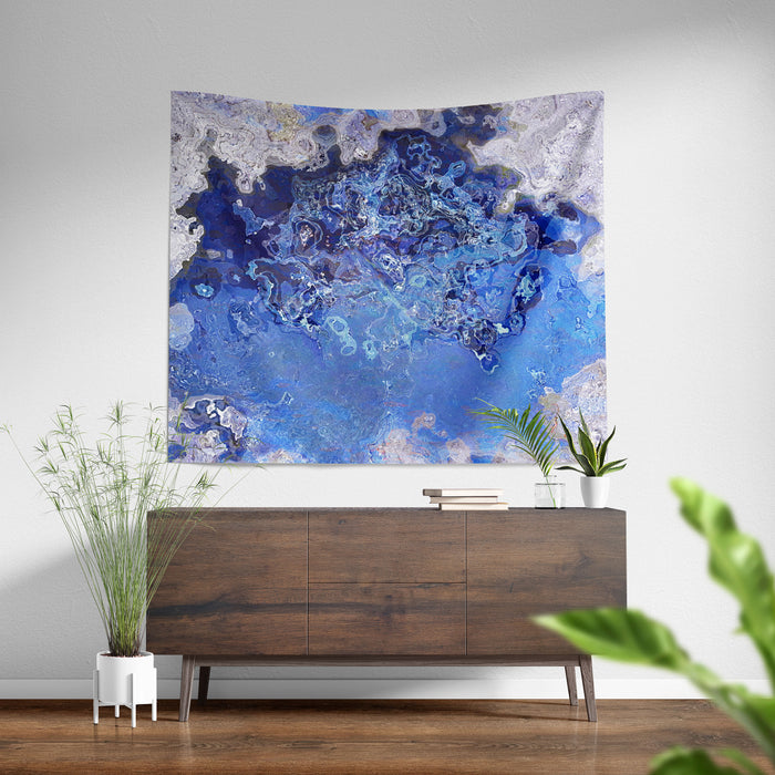Abstract Tapestry, Blue Stone