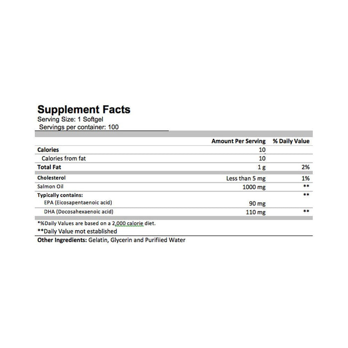 ALFA VITAMINS Salmon Oil - 100 Softgels