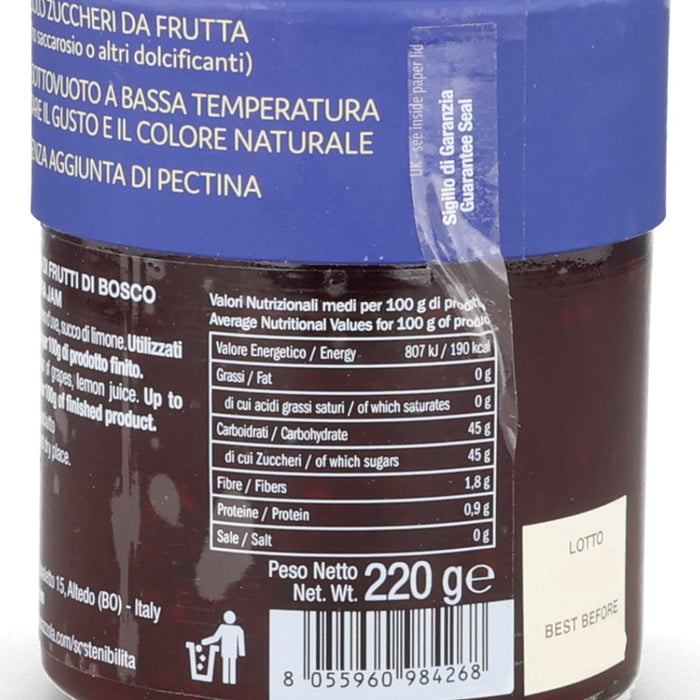 Apicoltura Cazzola Forest Fruits Jam, 220g