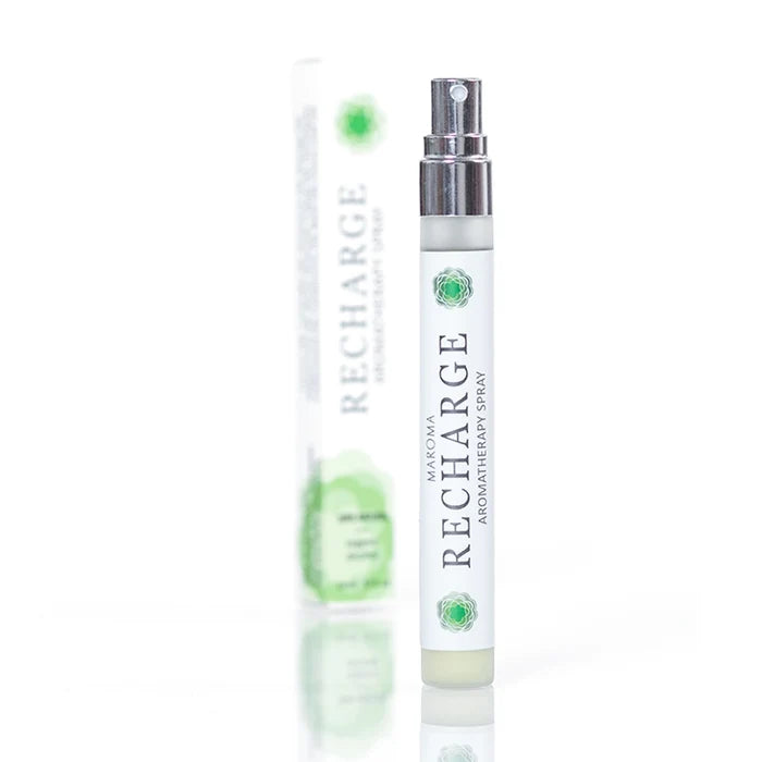 aromatherapy pulse point spray recharge on a white background