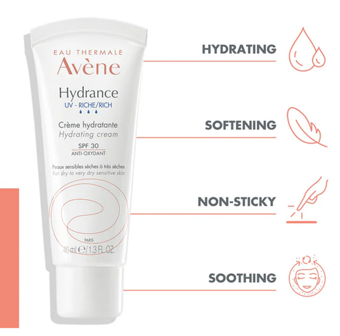 AVENE  Hydrance UV-Rich Hydrating Cream SPF30 40ML