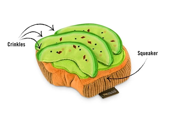 Avo-Doggo Toast Dog Toy