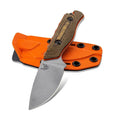 Benchmade Hidden Canyon Fixed Blade - Richlite/Orange G10 Handle - CPM-S90V - 15017-1 - SNK/WTO - Home Office
