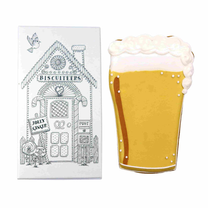 Biscuiteers Beer Letterbox Iced Biscuit, 25g