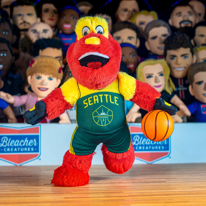 Bleacher Creatures Seattle Storm Doppler 10" Mascot Plush Figure