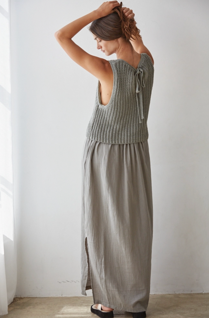 Braylee Dress -- Dark Sage