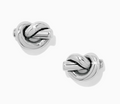 Brighton Interlok Single Knot Mini Earrings
