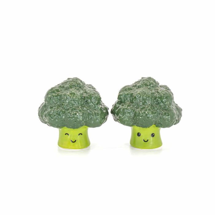 Broccoli Ceramic Salt & Pepper Shakers