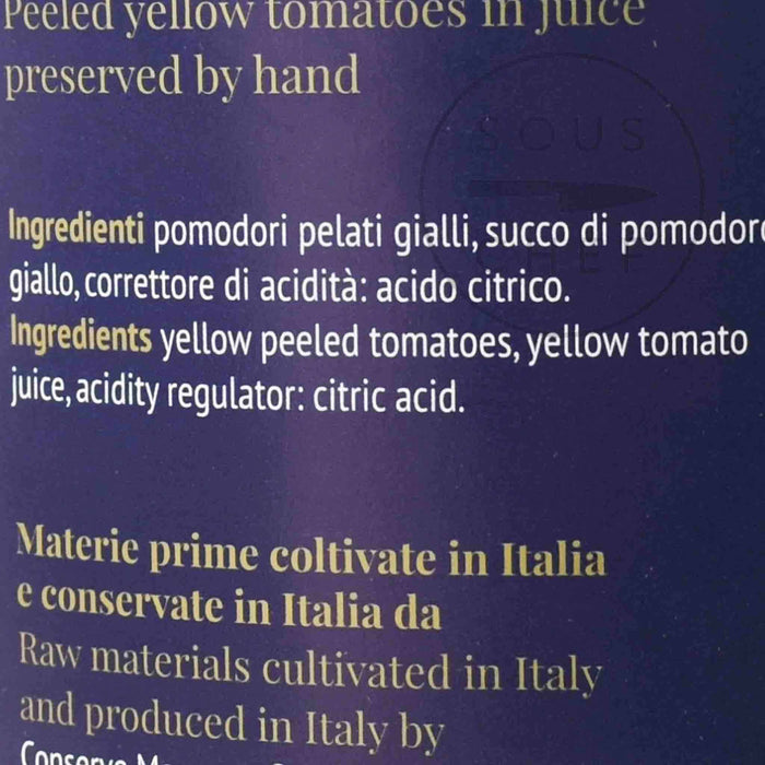 Casa Marrazzo Peeled Yellow Tomatoes, 3kg