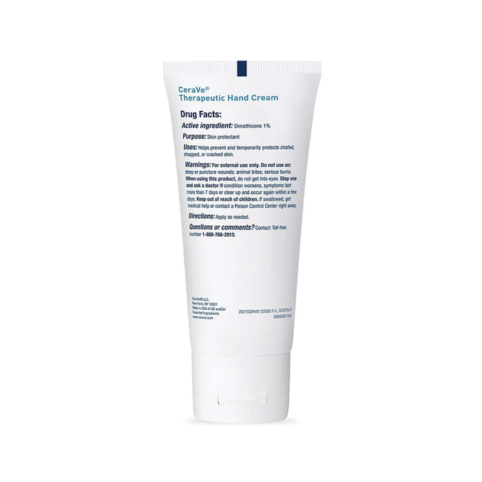 CERAVE Therapeutic Hand Cream For Dry Cracked Hands With Hyaluronic Acid 50ml