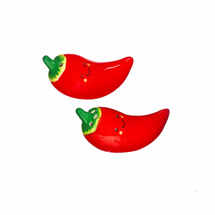 Chilli Ceramic Salt & Pepper Shakers