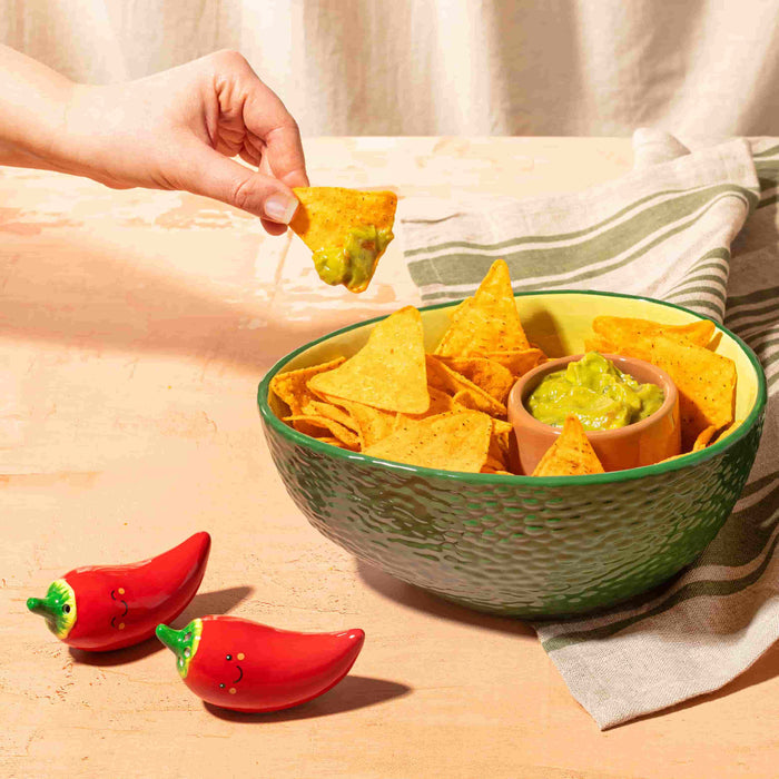 Chilli Ceramic Salt & Pepper Shakers