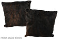 Chocolate Cowhide Pillow #A37527