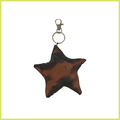 Chocolate Brown Star Bag Charm
