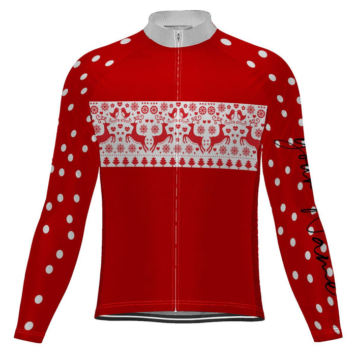Christmas Collection-Customized Christmas Winter Thermal Fleece Long Sleeve For Men