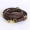 Cloud7 Tiergarten Nubuck Dog Adjustable Leash in Mocca