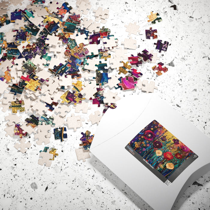 Copy of Frozen Petals, Blooming Wings Puzzle - 1014 Pieces
