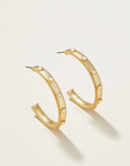 Cristal Hoop Earrings
