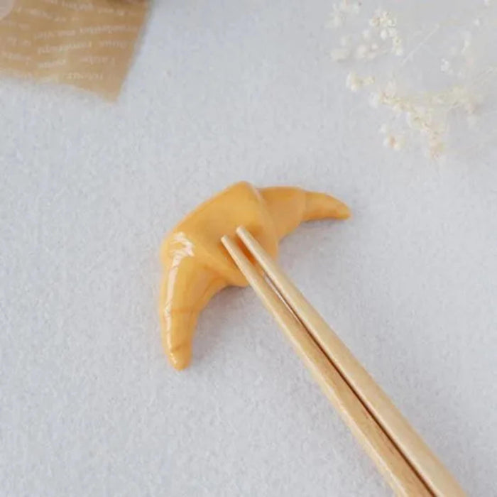 Croissant Japanese Ceramic Chopstick Rest