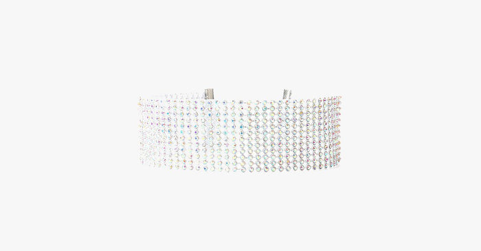 Crystal Collar Choker Necklace