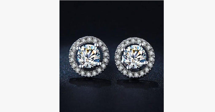 Cubic Stud Earring