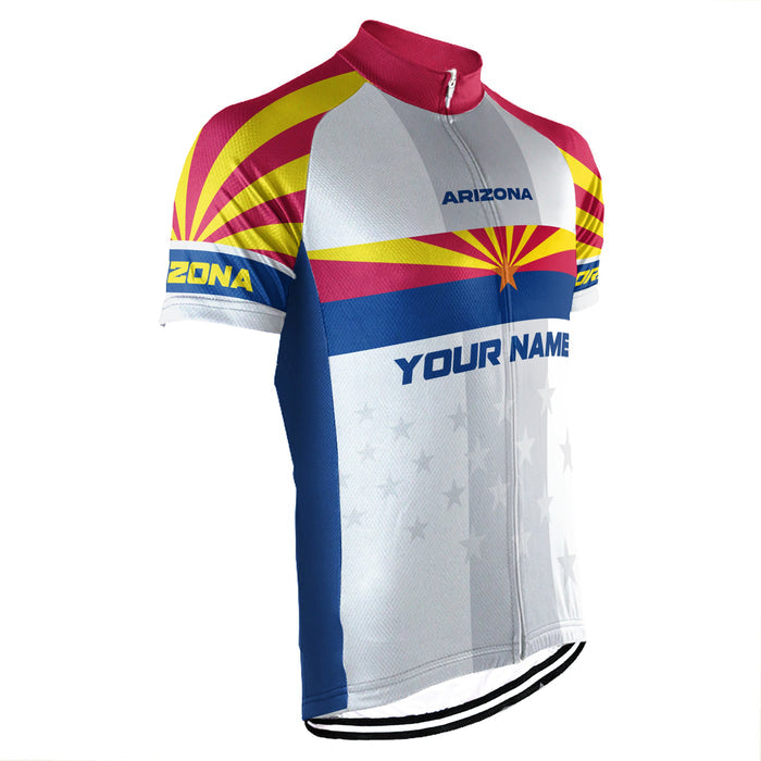 Customized Arizona Short Sleeve Cycling Jersey for Men