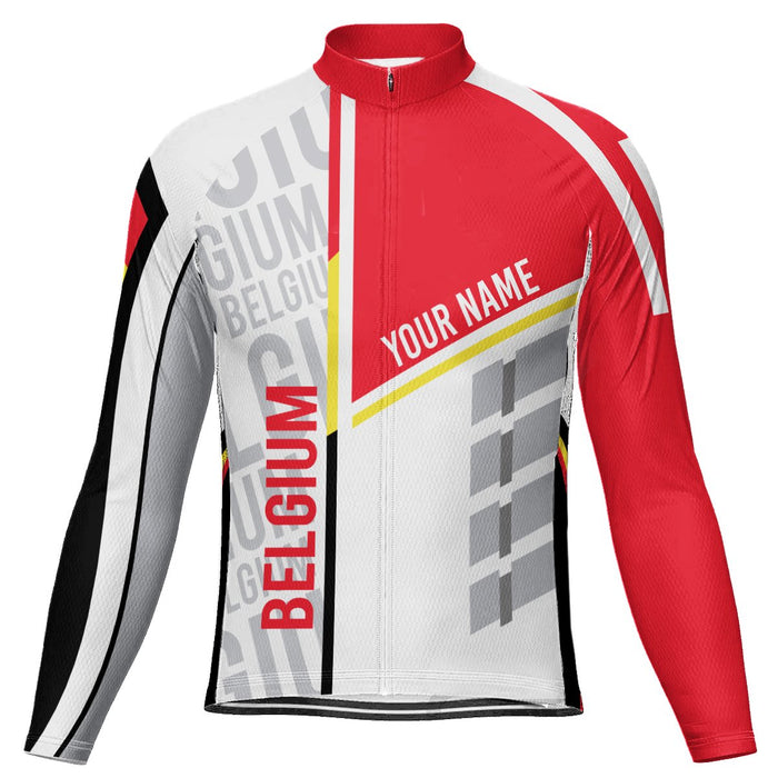 Customized Belgium Winter Thermal Fleece Long Sleeve For Men