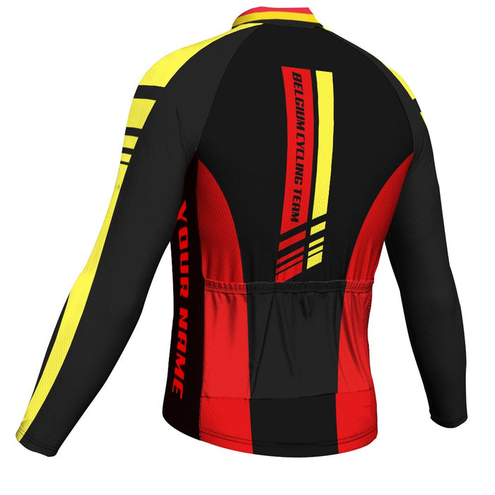 Customized Belgium Winter Thermal Fleece Long Sleeve For Men