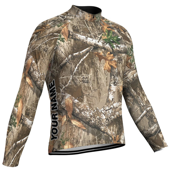 Customized Camo Long Sleeve Cycling Jersey for Men