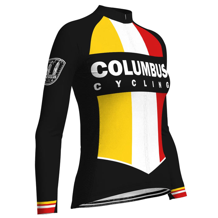 Customized Columbus Long Sleeve Cycling Jersey for Women
